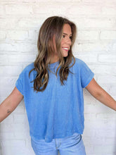 Load image into Gallery viewer, Get Comfy Blue Top