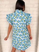 Load image into Gallery viewer, THML Dancing To The Beat Blue Dress