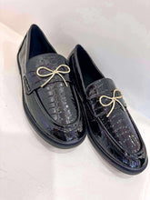 Load image into Gallery viewer, Toulouse Black Bow Loafer