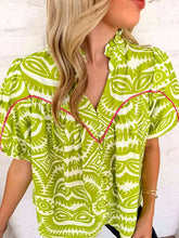 Load image into Gallery viewer, Time To Vacay Green Top