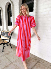 Load image into Gallery viewer, New Start Pink Stripe Dress