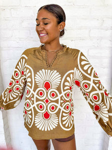 Walking Away Mocha Mix Top
