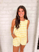 Load image into Gallery viewer, Gingham Gameday Lemon Set