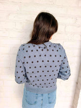 Load image into Gallery viewer, Poker Face Blue Sweater