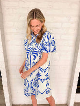 Load image into Gallery viewer, Share Your Heart Blue Dress