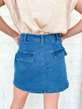 Load image into Gallery viewer, Find Me Here Medium Denim Skirt