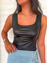 Load image into Gallery viewer, Feel The Rhythm Black Bodysuit