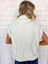 Load image into Gallery viewer, Still The Same Oatmeal Cardigan Vest