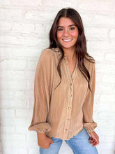 Load image into Gallery viewer, Hello There Taupe Top