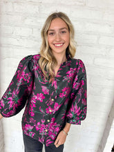 Load image into Gallery viewer, Glamorous Style Pink Jacquard Top