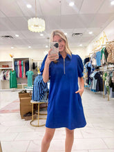 Load image into Gallery viewer, Prepare For Adventures Royal Blue Dress