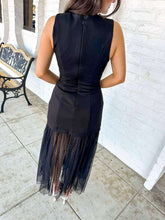 Load image into Gallery viewer, Dotted With The Truth Black Dress