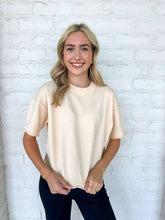 Load image into Gallery viewer, Basic Work Light Beige Top
