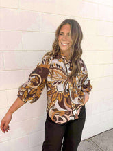 Load image into Gallery viewer, Figure You Out Brown Top