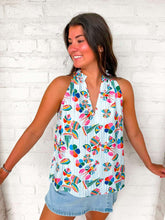 Load image into Gallery viewer, THML Lobster Art White Top