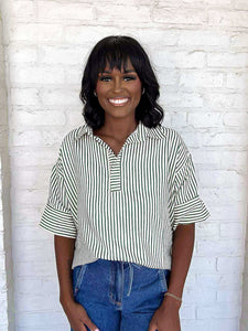 Change Your Mind Green Top