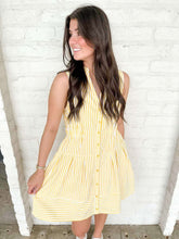 Load image into Gallery viewer, Solid Advice Yellow Dress