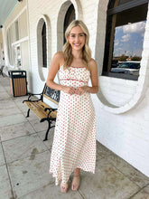 Load image into Gallery viewer, Calm Dreams White Red Dress