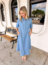 Load image into Gallery viewer, The Only Thing Light Denim Dress