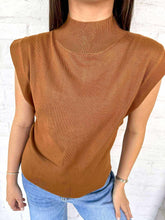 Load image into Gallery viewer, Knit To Be Camel Top