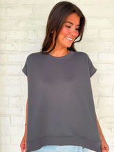 Load image into Gallery viewer, In A Daydream Ash Grey Scuba Top