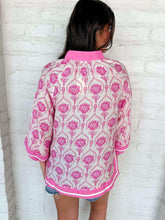 Load image into Gallery viewer, Year Of Flowers Pink Top