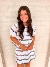 Load image into Gallery viewer, Jordan Amanda Black And Red White Stripe ***TOP***