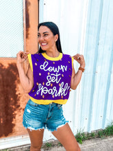 Load image into Gallery viewer, Queen Of Sparkles Purple Down Set Sparkle