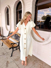 Load image into Gallery viewer, Cruise On The Coast Cream Dress