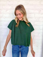 Load image into Gallery viewer, Here When Needed Dark Green Top