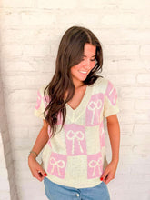 Load image into Gallery viewer, Much Needed Pink Bow Top