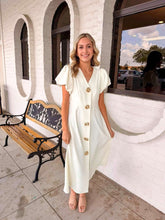 Load image into Gallery viewer, Cruise On The Coast Cream Dress