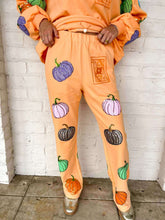 Load image into Gallery viewer, Queen Of Sparkles Orange Multi Pumpkin Sweat Pant