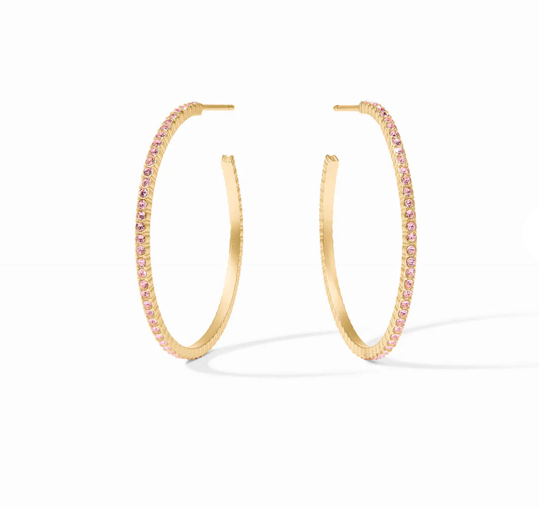 Julie Vos Windsor Pink Champagne Medium Hoop
