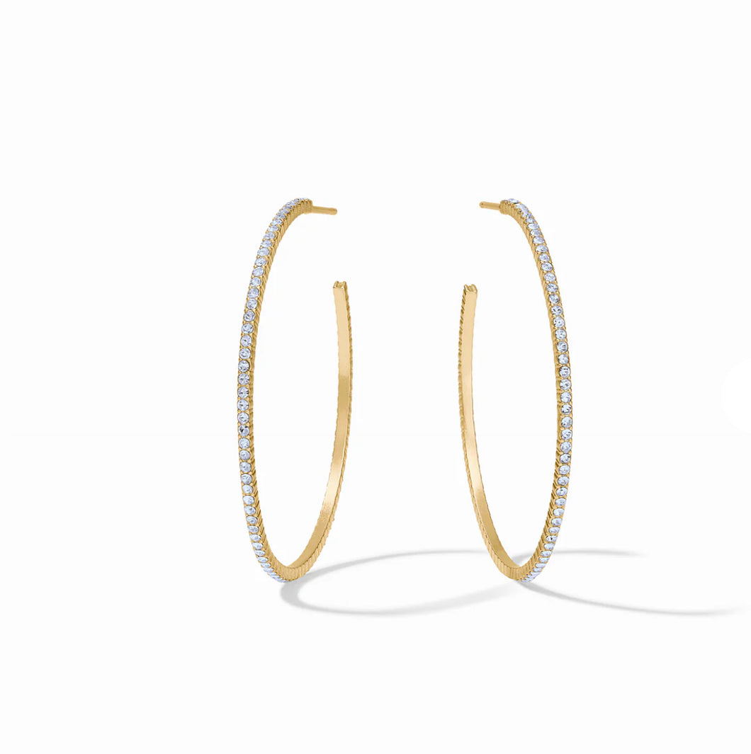 Julie Vos Windsor Periwinkle Large Hoop