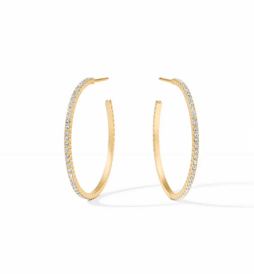 Julie Vos Windsor Periwinkle Medium Hoop