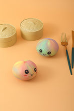 Load image into Gallery viewer, Tie Dye Dumplings Bun Squishy