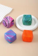Load image into Gallery viewer, Marble Swirl Cube Squishy