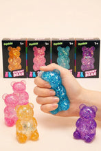 Load image into Gallery viewer, Squishy Glitter Bear Stress Relief Toy