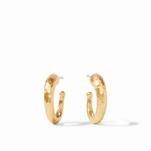 Load image into Gallery viewer, Julie Vos Hammered Small Gold Hoop