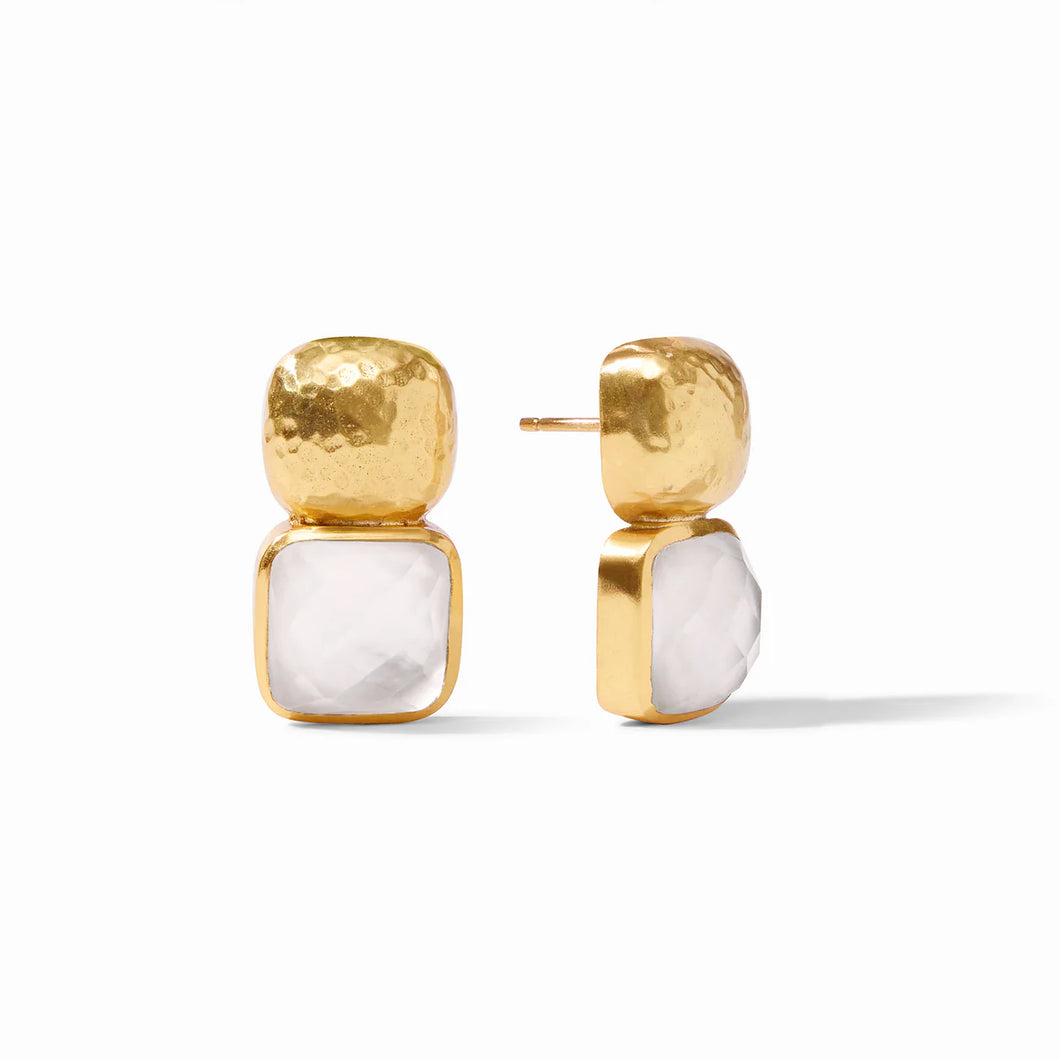 Julie Vos Catalina Crystal Gold Earring