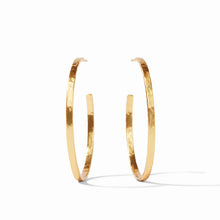 Load image into Gallery viewer, Julie Vos XLarge Crescent Gold Hoop
