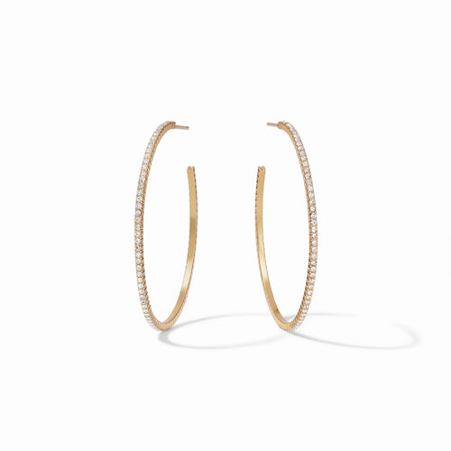 Julie Vos Windsor Cubic Zirconia Large Hoop