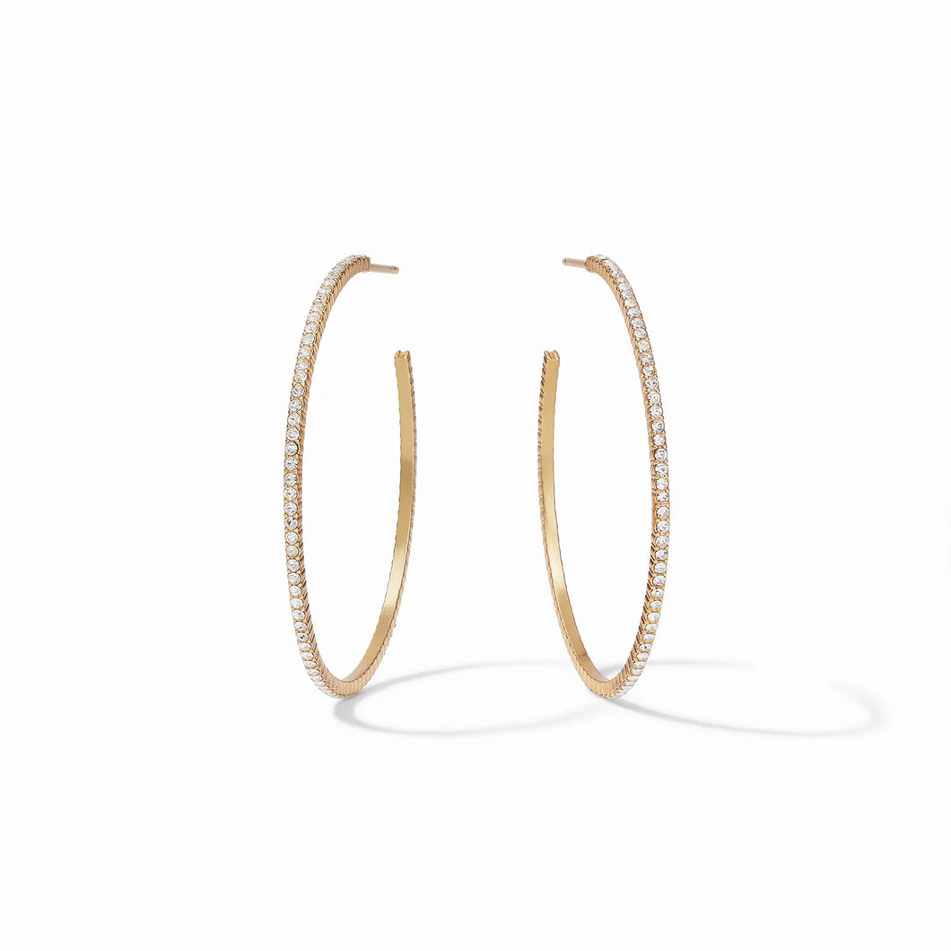 Julie Vos Windsor Cubic Zirconia Large Hoop