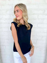 Load image into Gallery viewer, Simple Joys Black Top