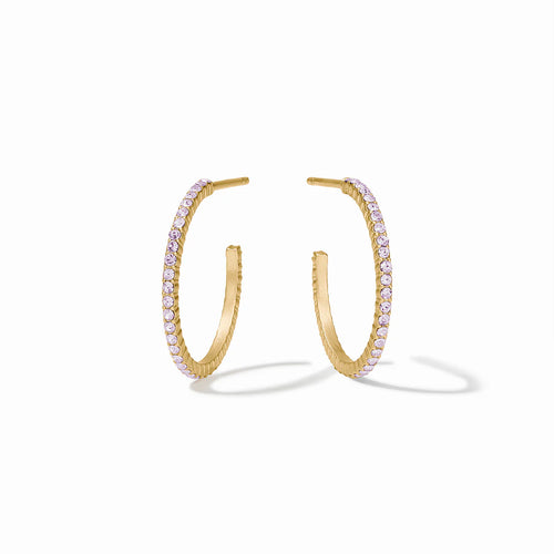 Julie Vos Windsor Lavender Small Hoop