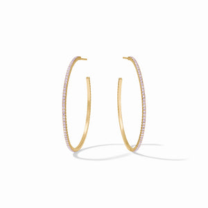 Julie Vos Windsor Lavender Large Hoop