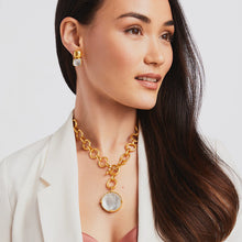 Load image into Gallery viewer, Julie Vos Honeybee Demi Clear Crystal Gold Necklace