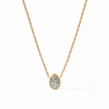 Load image into Gallery viewer, Julie Vos Teardrop Aquamarine Blue Delicate Necklace
