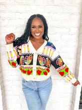Load image into Gallery viewer, Queen Of Sparkles Teacher Icon Button Up Cardigan